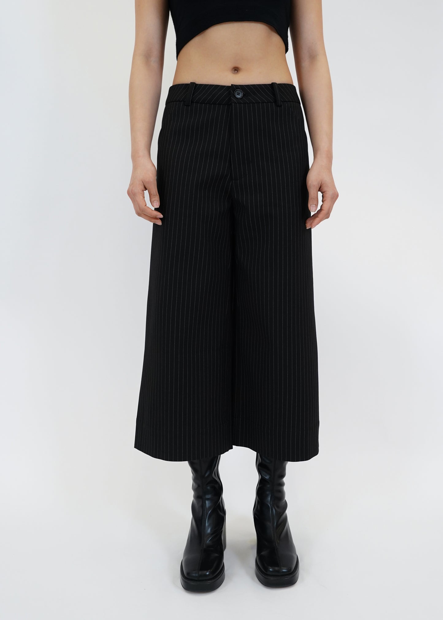 BONDED STRIPE CULOTTES