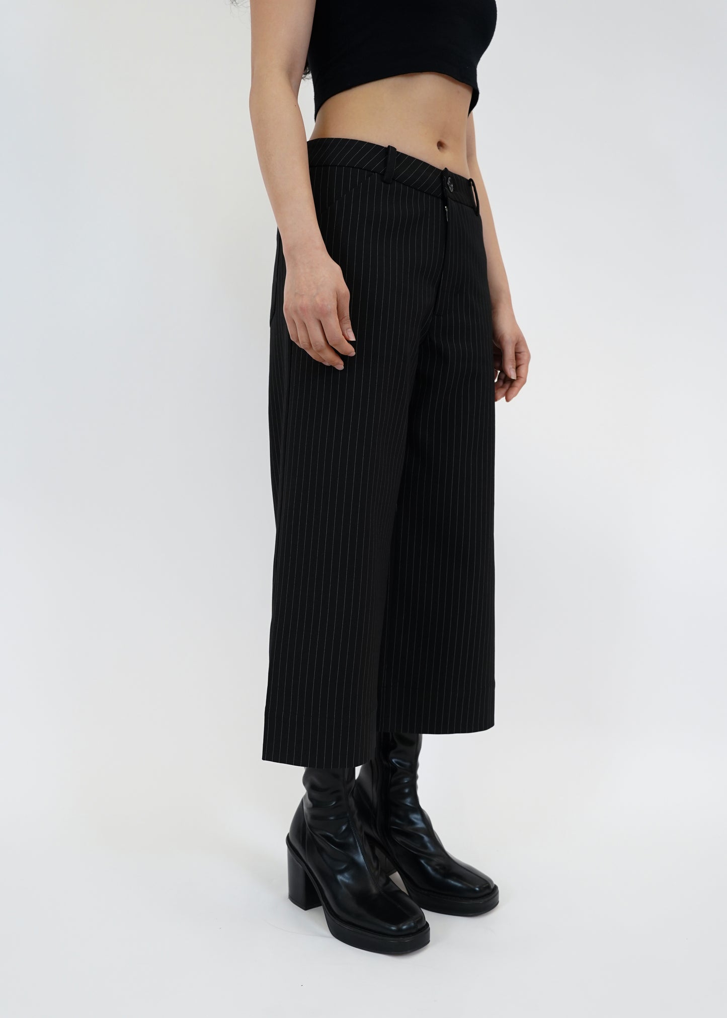 BONDED STRIPE CULOTTES