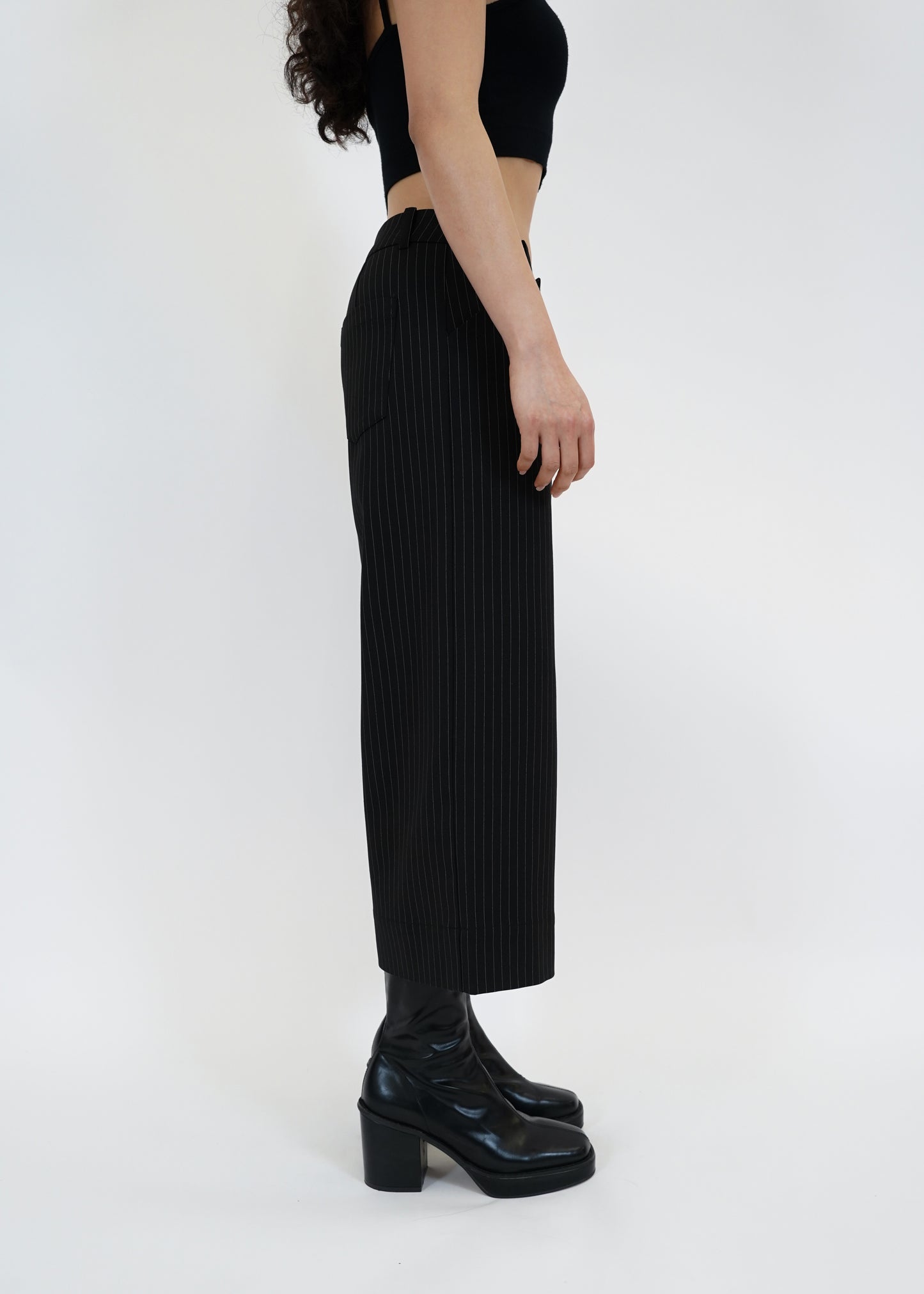 BONDED STRIPE CULOTTES