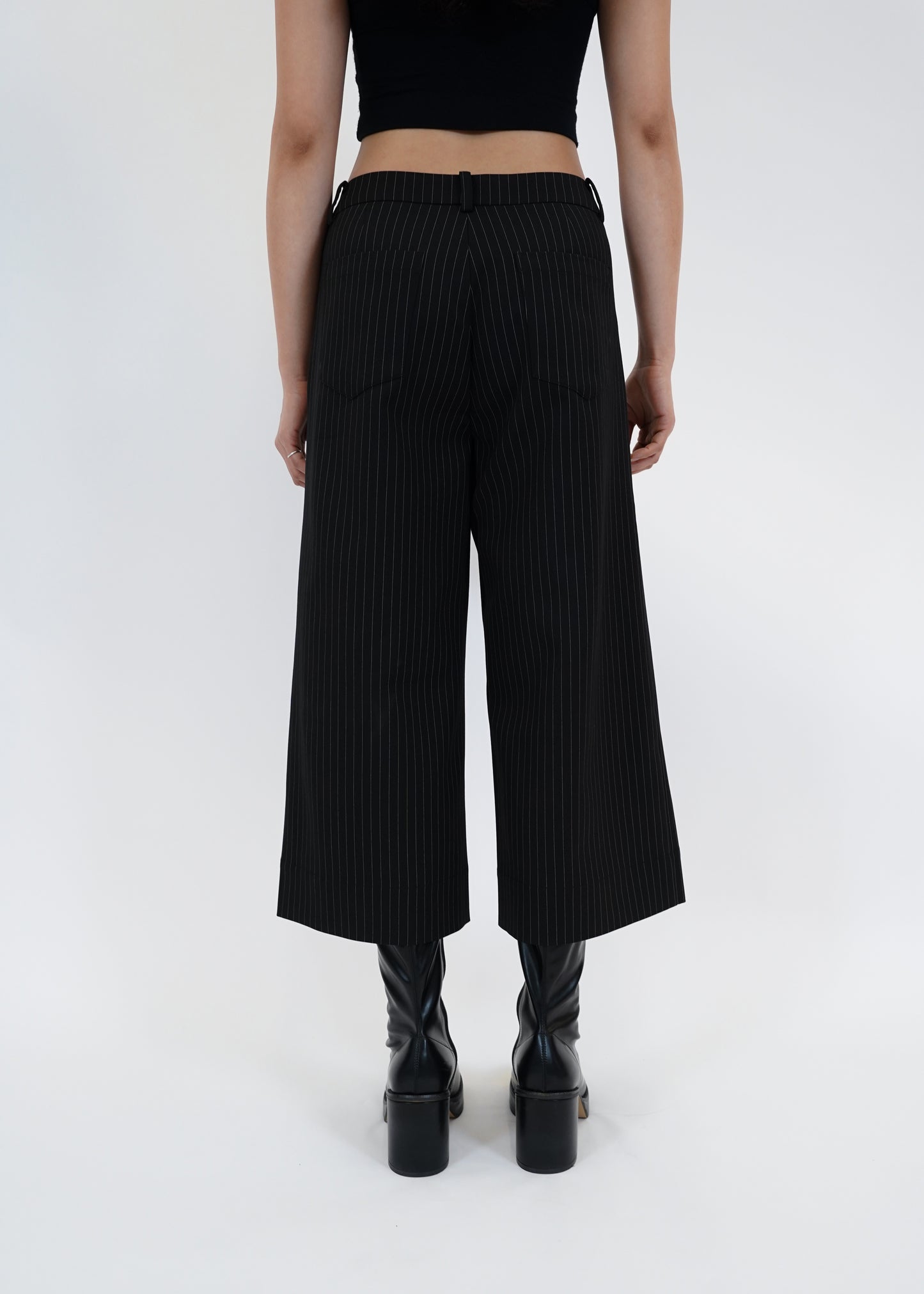 BONDED STRIPE CULOTTES