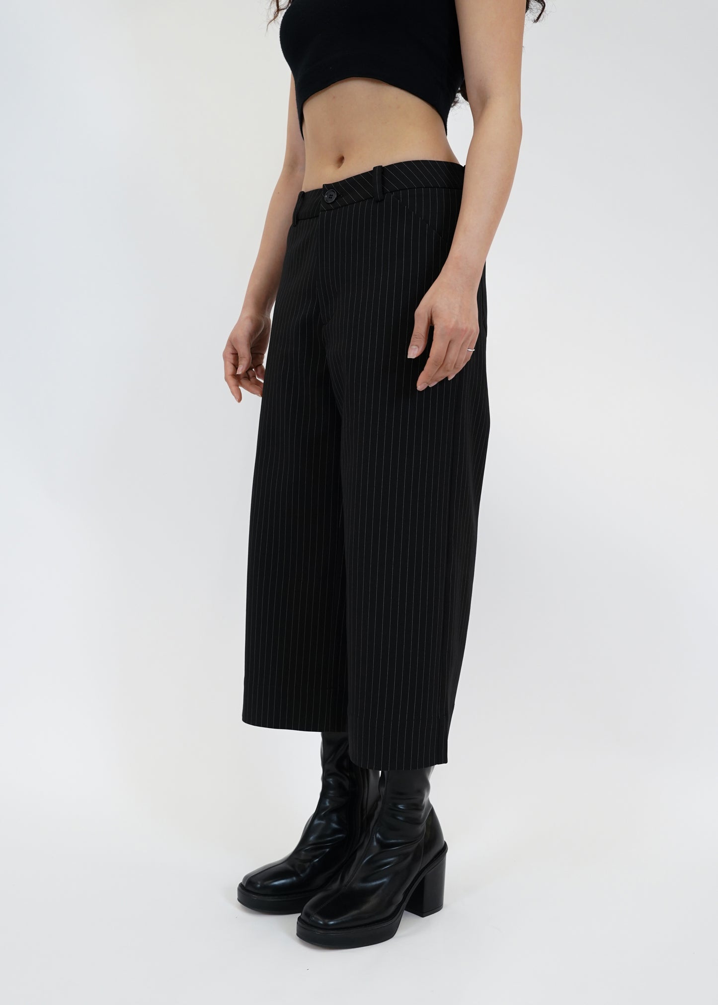 BONDED STRIPE CULOTTES