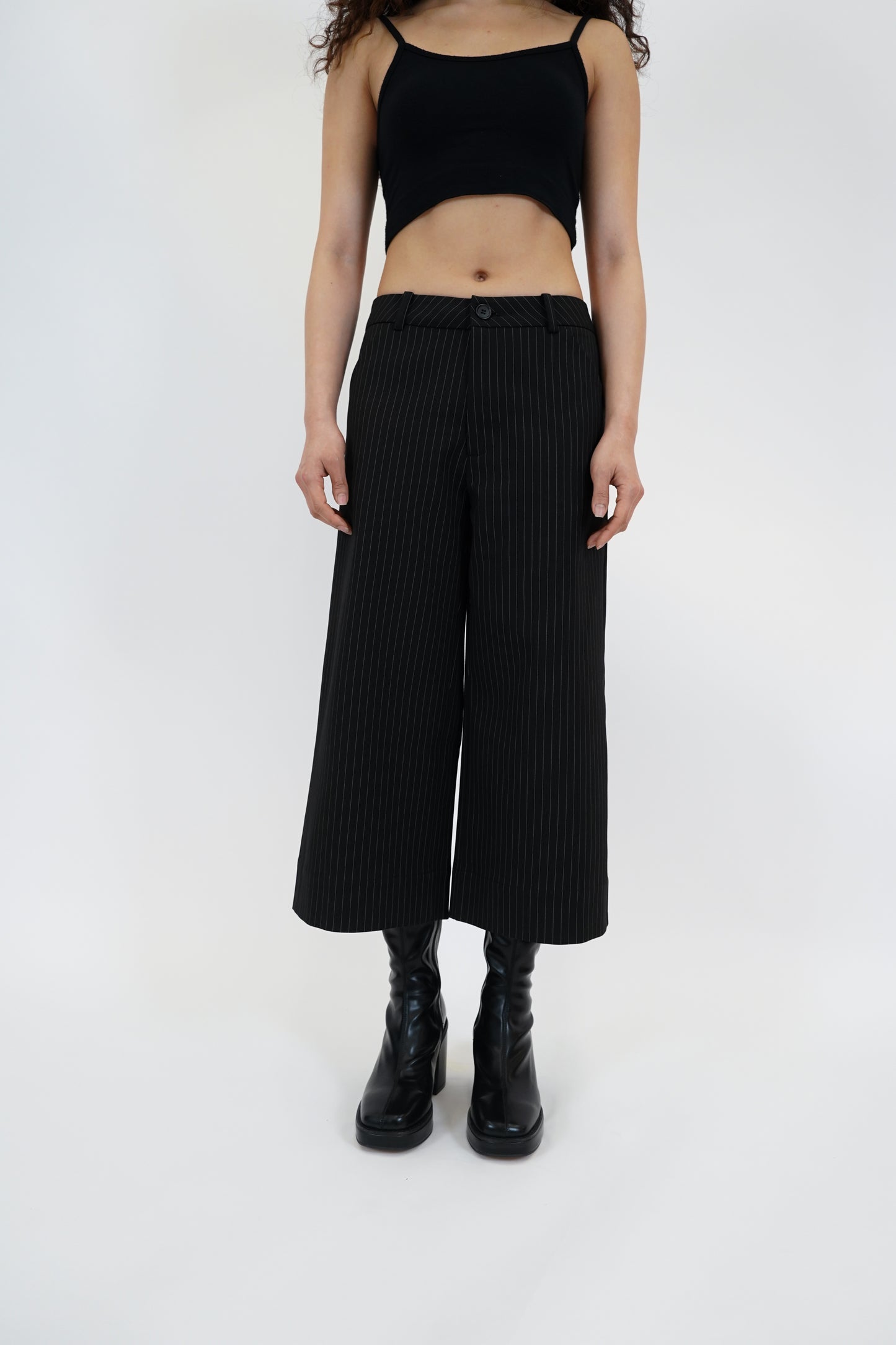 BONDED STRIPE CULOTTES