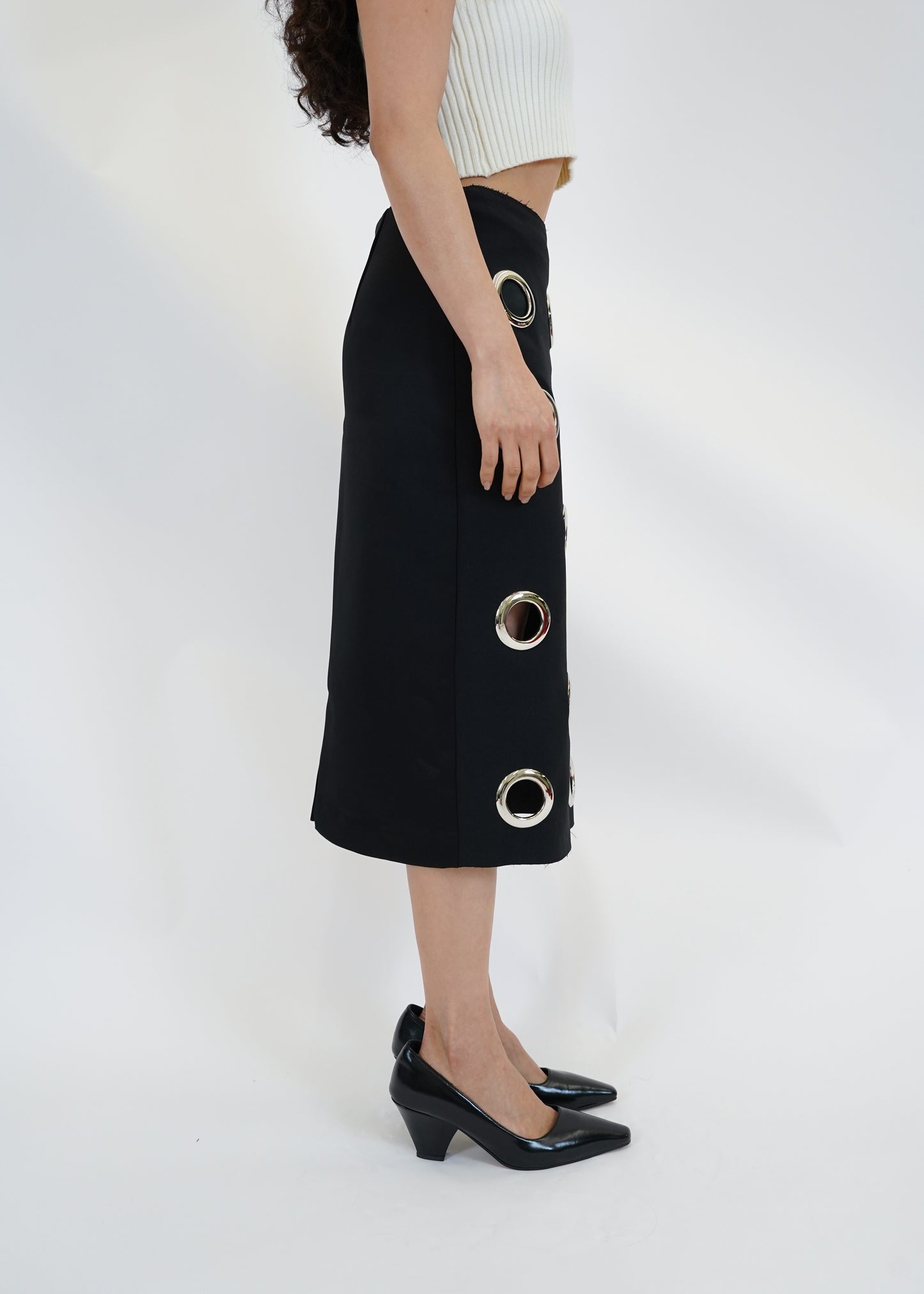 EYELET SKIRT