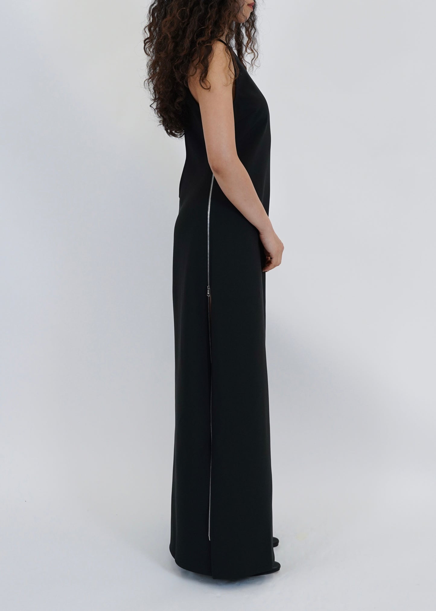 SIDE ZIP MAXI DRESS