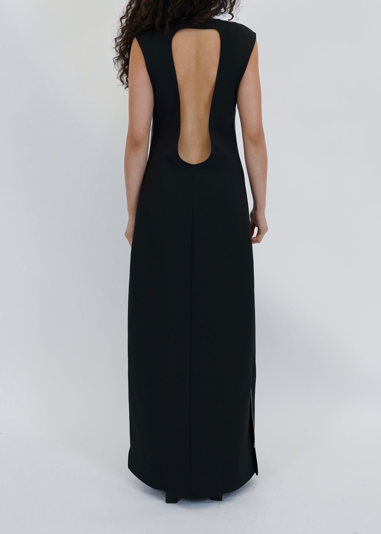 SIDE ZIP MAXI DRESS