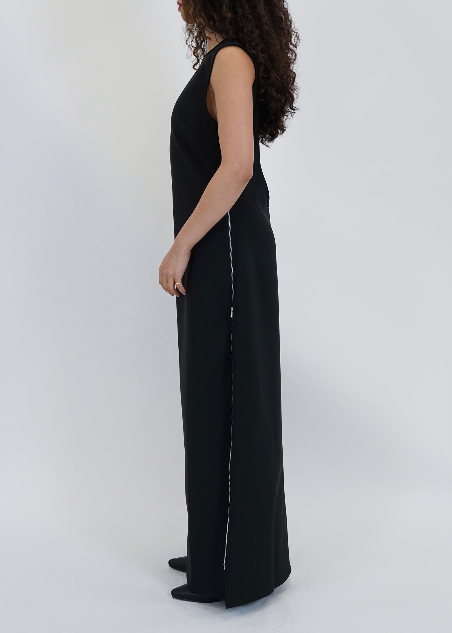 SIDE ZIP MAXI DRESS