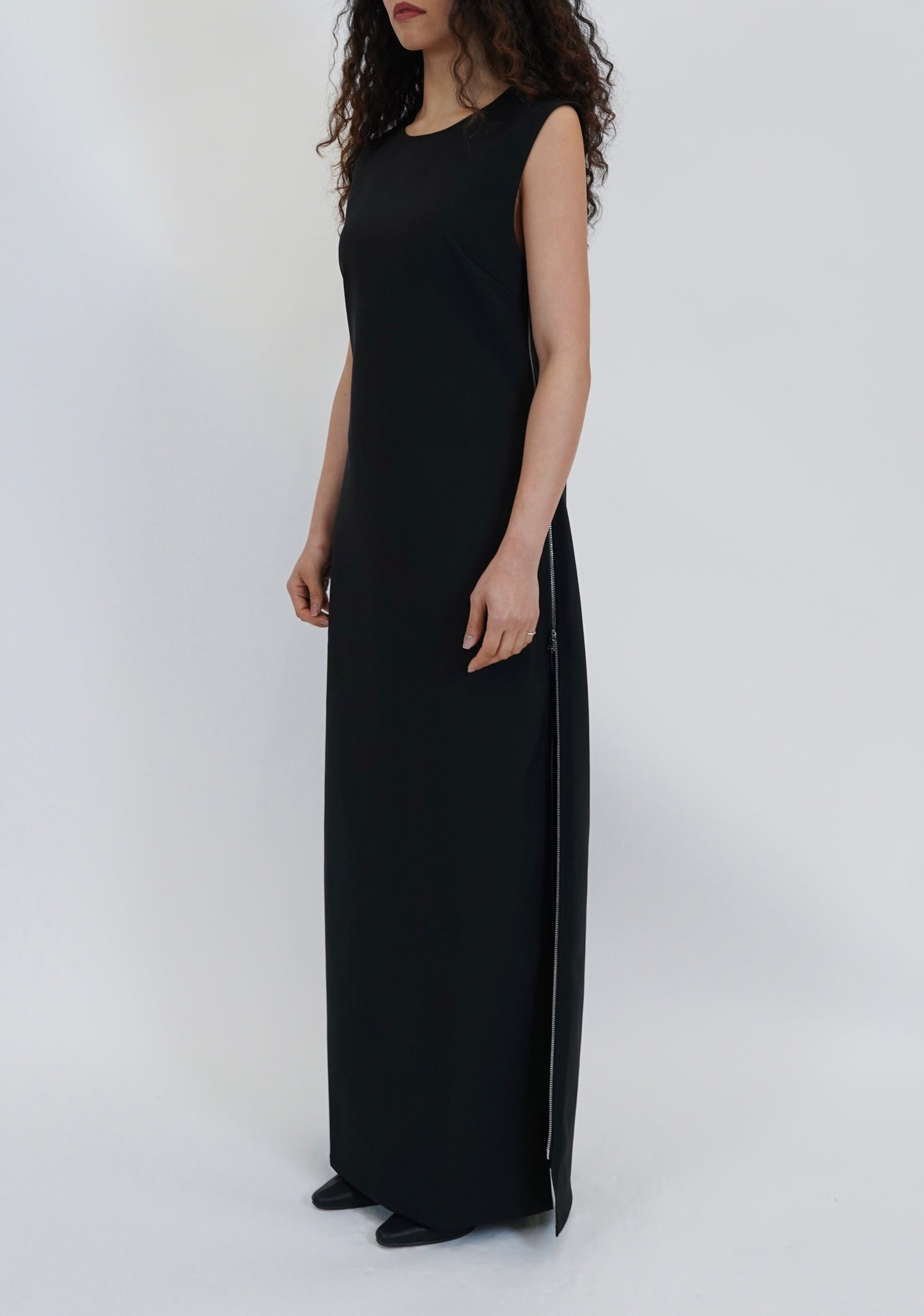 SIDE ZIP MAXI DRESS